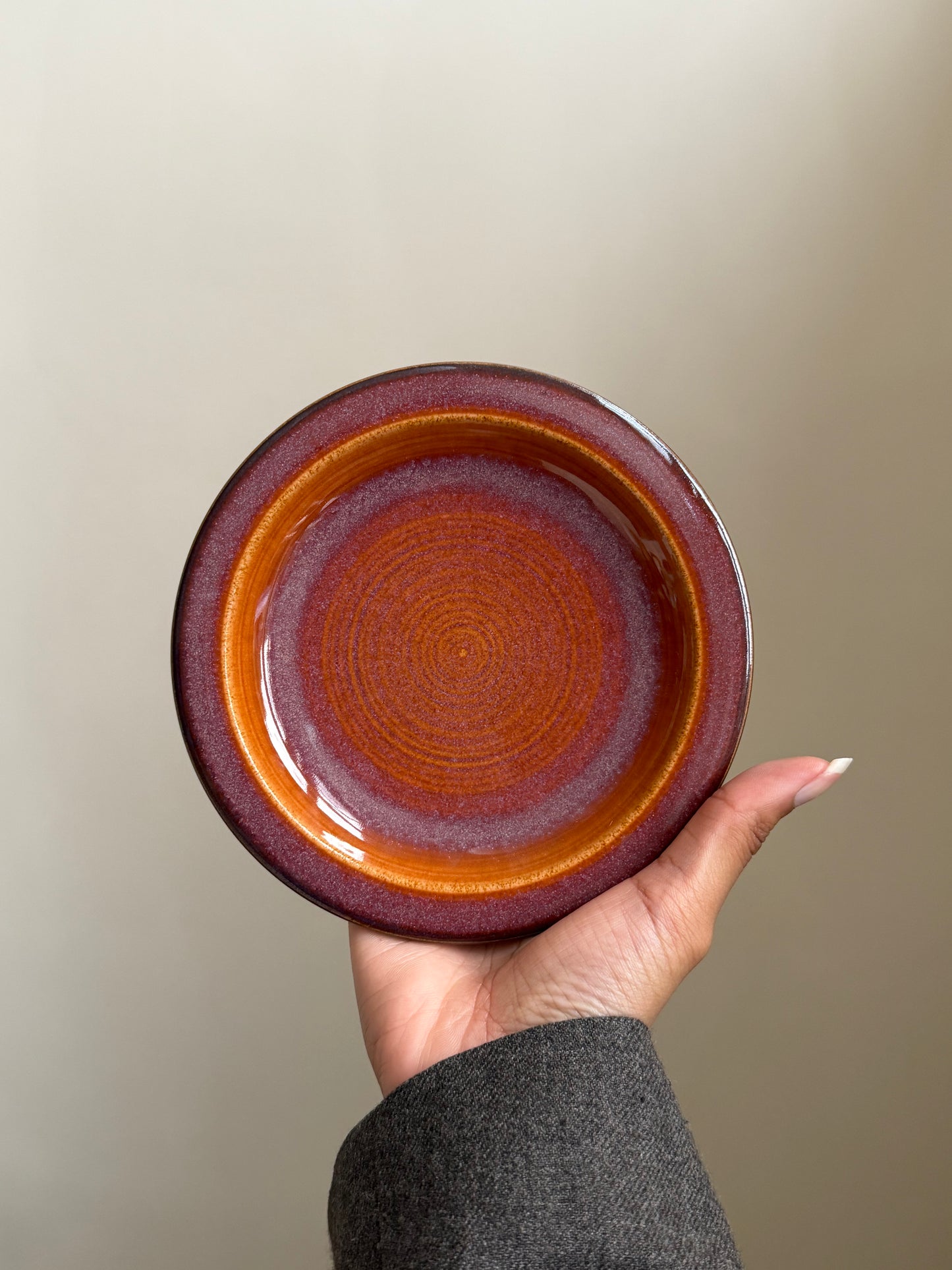 Aperitiefbord — terracotta oranje