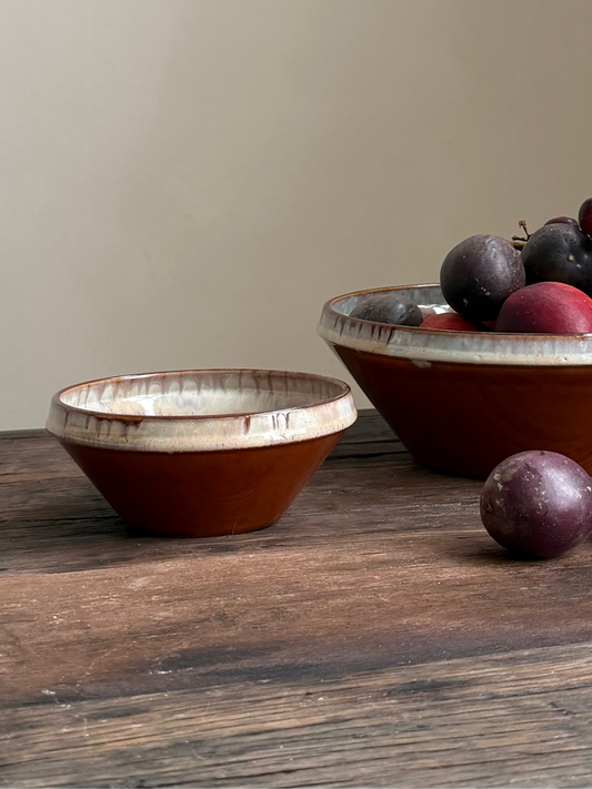 Kleine serveerschaal – terracotta oranje