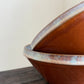Grote serveerschaal — terracotta oranje