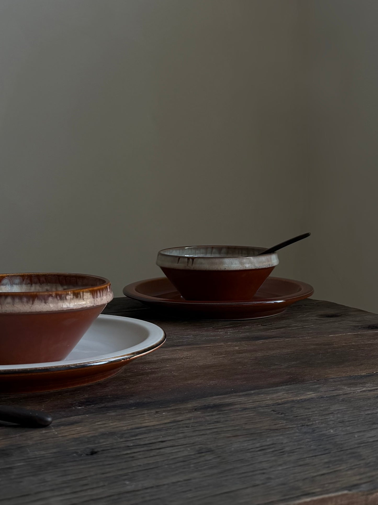 Kleine serveerschaal – terracotta oranje