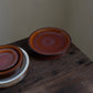 Dinerbord — terracotta oranje