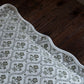 Chloe Sage - print kussenhoes met geschulpte rand