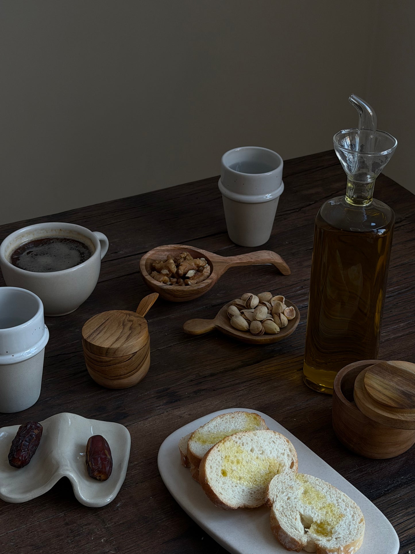 Tapaslepels van hout — set van 2