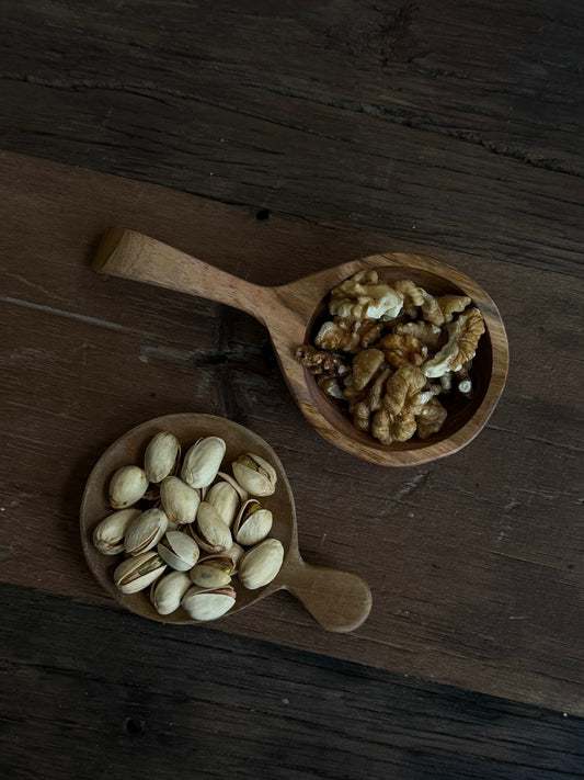 Tapaslepels van hout — set van 2