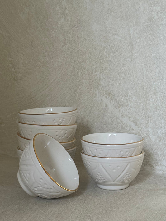 Witte kom klein chabi chic