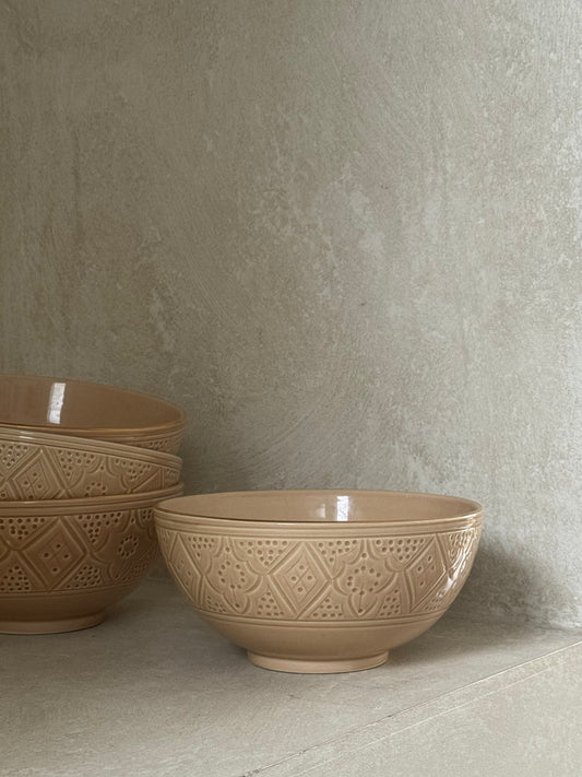 Lichtroze kom chabi chic