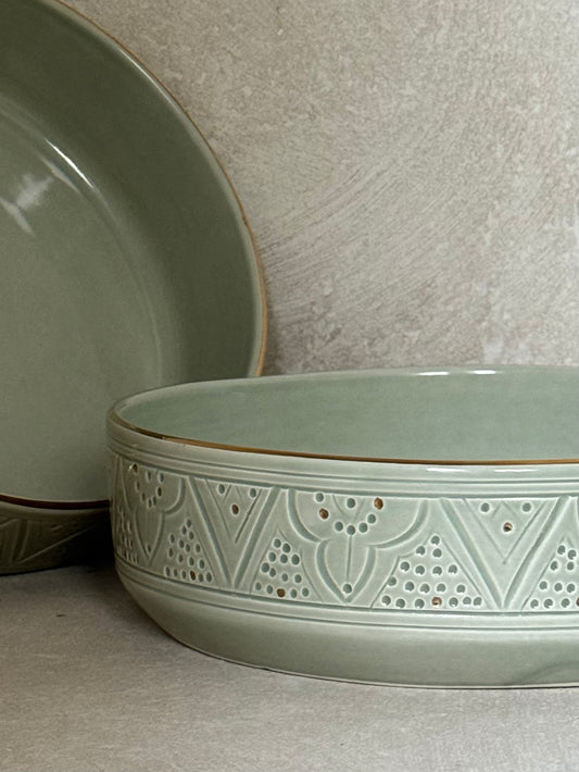 Groene schaal chabi chic