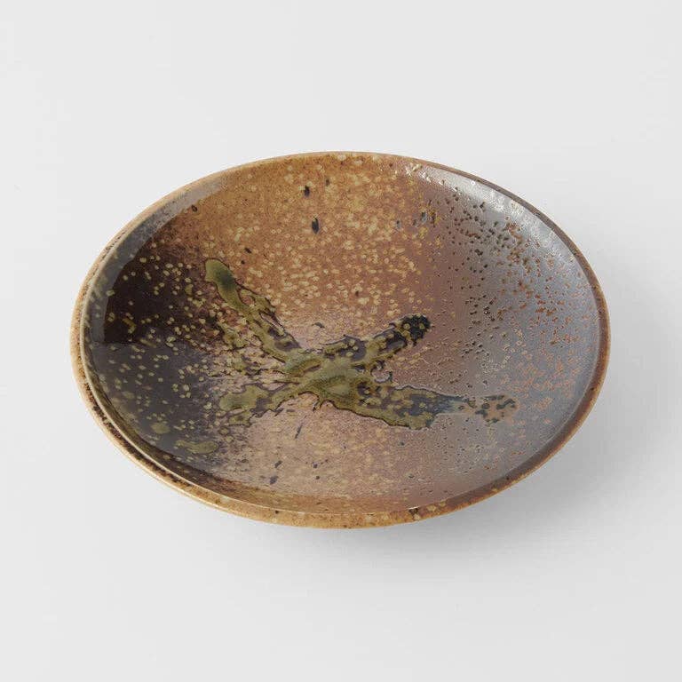 Wabi Sabi glazuur ontbijtbord