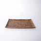 Sushi Bord Amber Contour Glazuur