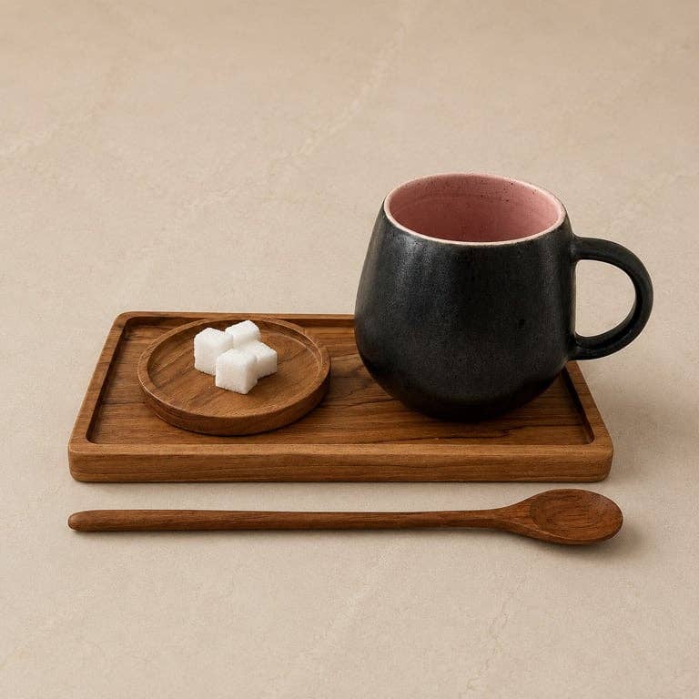 Houten aesthetic onderzetter