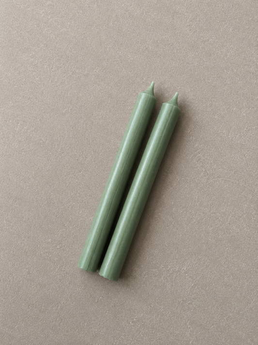 Saliegroen Kaarsenduo