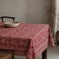 Tafelkleed rechthoek vogel rood 150x260cm