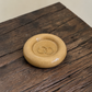 Golden sage round tray