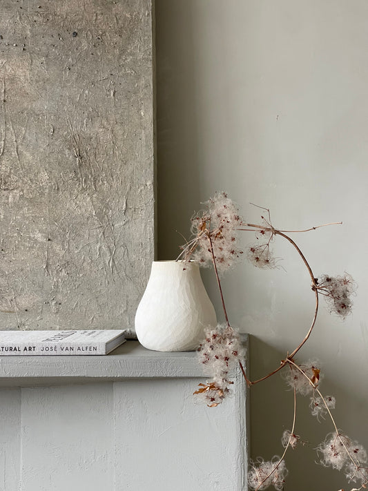CLEO - handgemaakte beige vaas | 1047