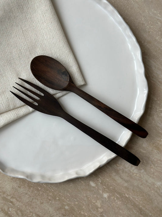 Houten bestek