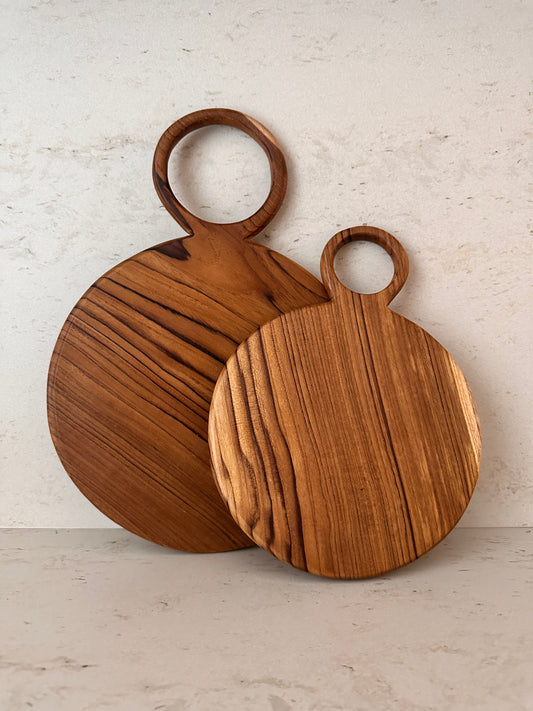 Serveerplank/platter rond