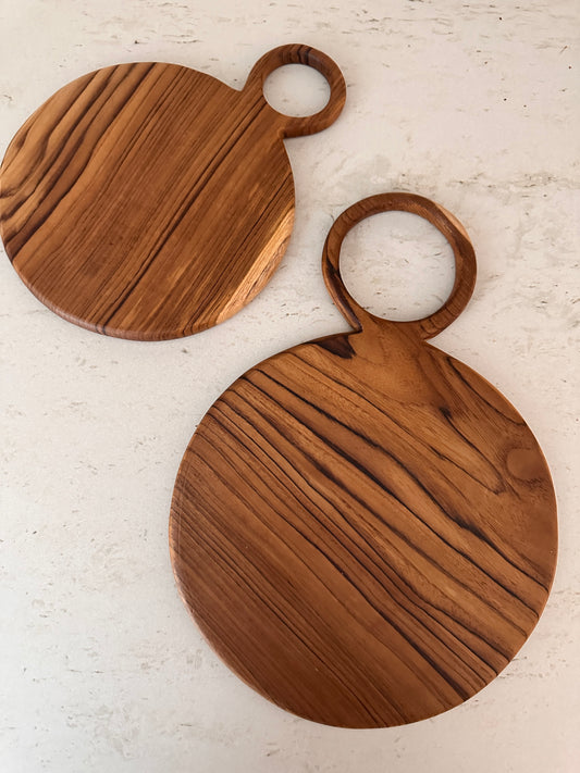 Serveerplank/platter rond